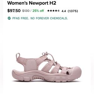 Keen Women's Newport H2 - Size 9 Pink - Part water sandal, part hiker.Brand New.